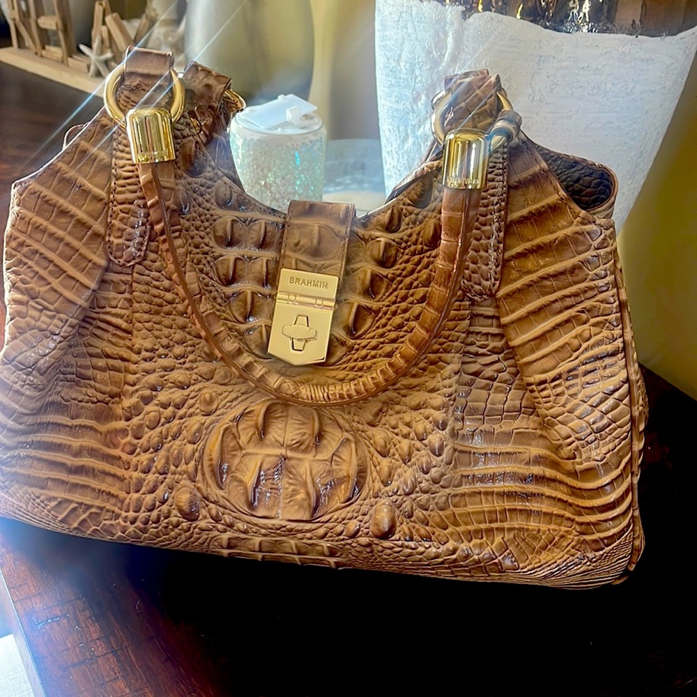 Nice Brahmin;Good Condition.;Leather